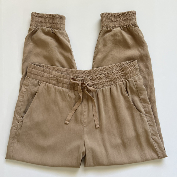 Cloth & Stone Pants Womens Medium Brown Pull On Joggers 100% Tencel Casual Boho - Picture 11 of 11